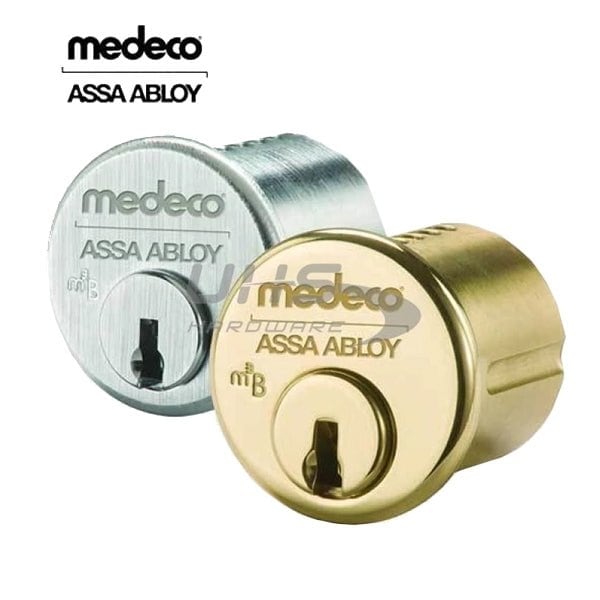 Bilevel 1-1/2" Mortise Cylinder - Bright Brass